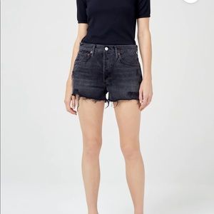 *BNWT* Agolde Parker Shorts (Vortex (black), Size 26)